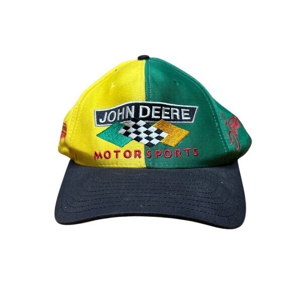 Vintage 90s John Deere NASCAR Hat - Picture 1 of 6